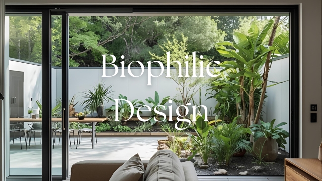 Modern living room with indoor plants, natural light, and wood finishes for biophilic design | Los Angeles by R.E.A.L.|cw Architecture.